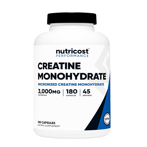 Nutricost Creatine Monohydrate (180 Capsules)